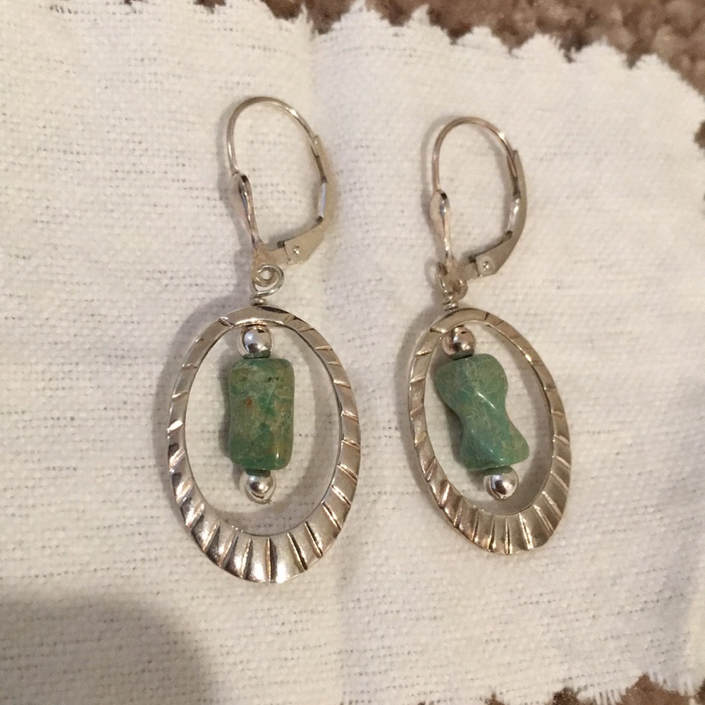 925 gemstone earrings